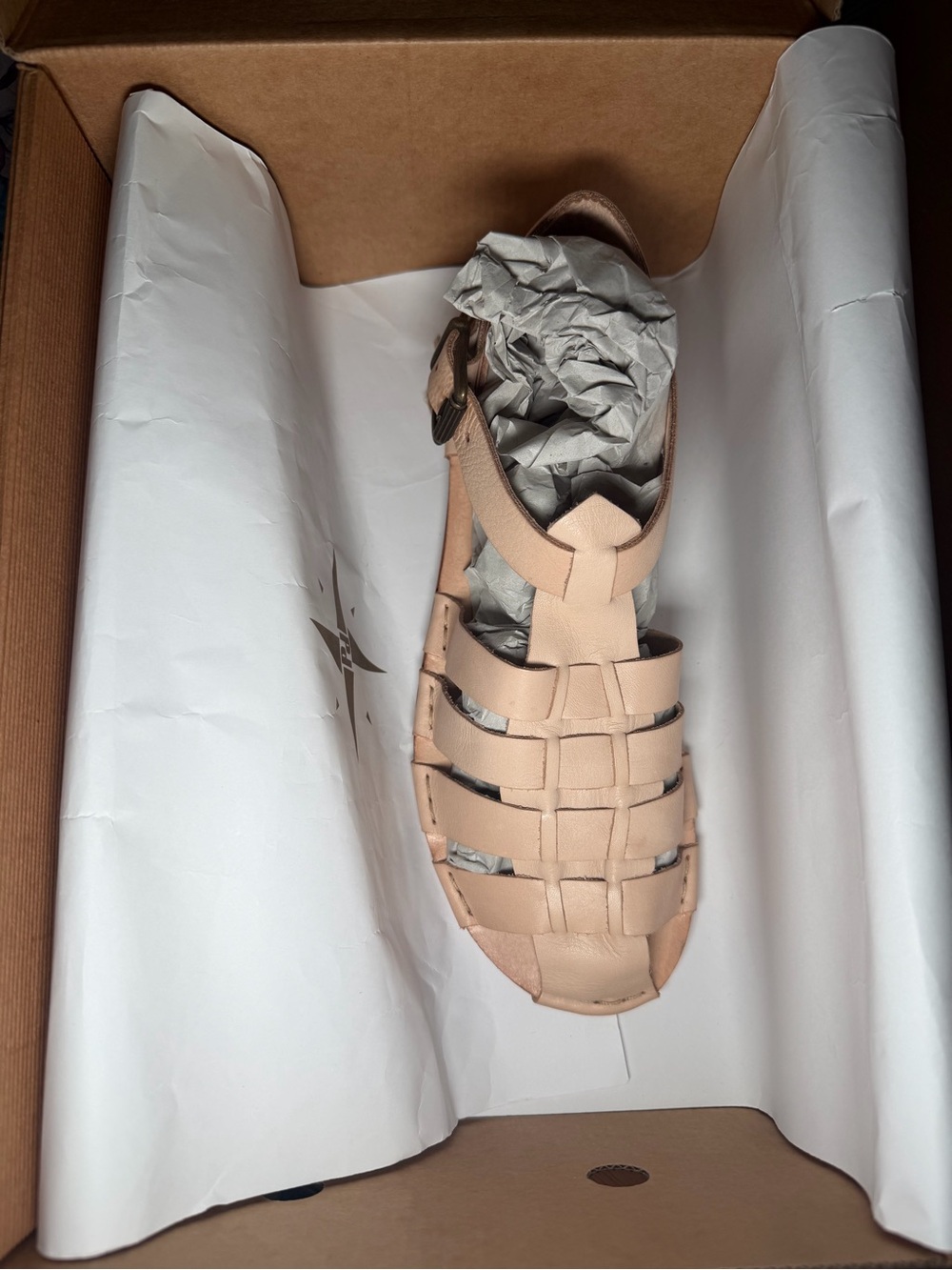 Women's Woven Fisherman Sandal - Nude
